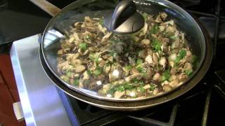 Kookoo Mushroom Gharch  Persian Food 1 [upl. by Boniface654]