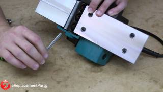 How to Change the Blades on a HandHeld Planer [upl. by Lonnie]