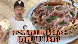 Comment réaliser une pâte à pizza Napolitaine avec une farine tout usage [upl. by Selimah]