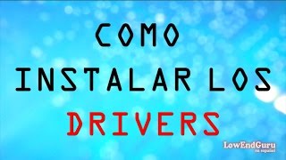 Como instalar los Drivers o Controladores en Windows 7 8  XP  Vista [upl. by Esli]