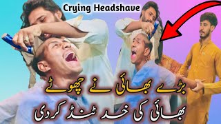 Funny Headshave Barber Shop  Crying Headshave Boy  Prank Salon Headshave Crying  Adil Barber [upl. by Hrutkay]