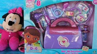 Gioco dottoressa peluche la valigetta di dottie disney set doctors bag set doc mcStuffins toys [upl. by Annehsat]