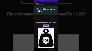 Kilograms to pounds converter using Android studio and java✌️ [upl. by Dde]
