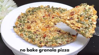 Super Healthy Granola Nut Bar Recipe  No Oven Sugar Free Healthy dessert [upl. by Hayward76]