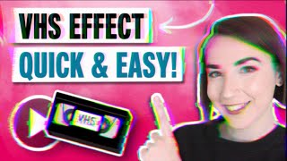 VHS Video Effect Using an Online Video Editor [upl. by Atnoved849]