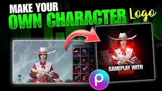 Make Your Own Character Logo Tutorial BGMI [upl. by Norm167]