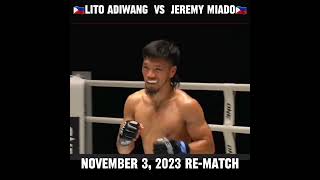 Lito Adiwang amp Jeremy Miado rematch [upl. by Yelknirb392]