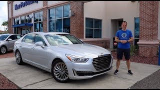 Is the 2019 Genesis G90 the BEST full size luxury sedan for the PRICE [upl. by Nnaeiram]