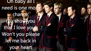 GleeThe Warblers  I Want You Back LYRICS Full Official Version HD amp HQ [upl. by Kuo]