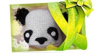 Adventskalender Türchen 14 Panda Mütze häkeln lernen [upl. by Reede]