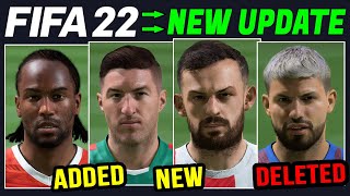 FIFA 22 NEWS  NEW UPDATE  Added Real Faces Players Career Mode Wonderkids amp More [upl. by Nnairet]