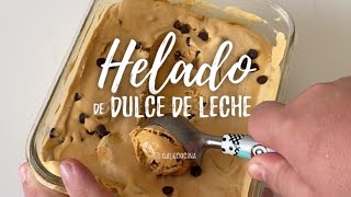 Receta Helado de dulce de leche casero [upl. by Hurwit]