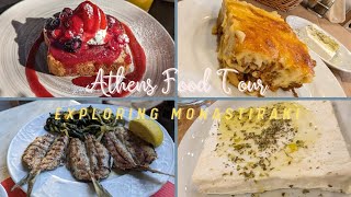 Athens Greece Travel VLOG  Monastiraki amp Psiri Food Tour [upl. by Sharline]