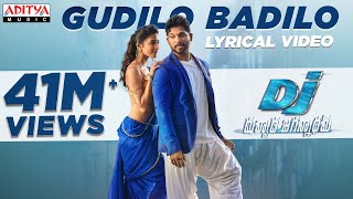 Gudilo Badilo Madilo Vodilo Full Song With Lyrics  DJ Songs  Allu Arjun  Pooja Hegde  DSP [upl. by Atiuqin]