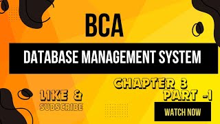 Introduction to Database Management Systems DBMS BCA  DATABASE INTEGRITY AND NORMALIZATION Part1 [upl. by Arbmahs]