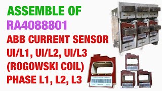 Assemble of ABB RA4088801 UI13 Current Sensor Rogowski Coil To ABB ACB SACE E2 [upl. by Doe]