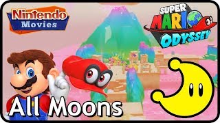 Super Mario Odyssey  Luncheon Kingdom  All Moons in order with timestamps [upl. by Quitt]