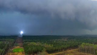 03252021  Ashby AL  Drone And Ground Shots Of A Massive Wedge Tornado And Homes Destroyed [upl. by Maura]