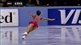 Tonia Kwiatkowski  1993 US Figure Skating Championships Ladies Free Skate [upl. by Nolaj636]