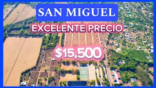 🔴VENDIDO🔴VENDO LOTE EN SAN MIGUEL A EXCELENTE PRECIO APROVECHE [upl. by Marian375]