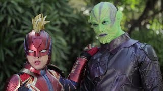 Funny Behind the Scenes of Captain Marvel Fan Film by Chris Cantada Force [upl. by Ennairda]