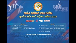 🔴TRỰC TIẾP  Biên Phòng vs CA TpHồ Chí Minh  Giải Bóng chuyền Quân đội 2024  Quán thể thao [upl. by Teragram]