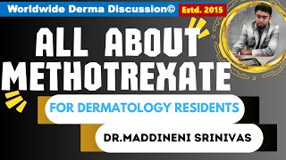 MTX METHOTREXATE in Dermatology  Mechanism of Action  Sideeffects  Dr Maddineni Srinivas  DrMSD [upl. by Ahsiugal]