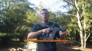 GampG Fire Hawk CQB M4 Airsoft Gun Shooting TestChrono [upl. by Biron]