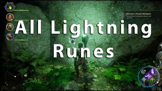 Dragon Age Inquisition  All Lightning Rune Schematic Locations Superb Master Normal [upl. by Rea165]