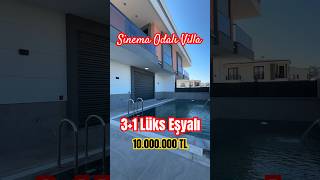 Sinema Odalı Muhteşem Bir Lüks Vİlla 💚Didimde satılık Modern Yazlık  31 Eşyalı Havuzlu Villa [upl. by Zoi332]