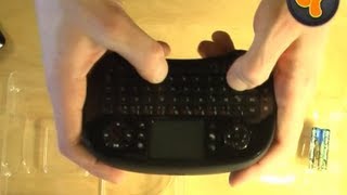 Unboxing Trust Tocamy Wireless Mini USB Keyboard Mouse Touchpad Combo für PCLinuxMacPS3XBOX [upl. by Danete]