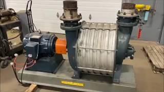 Hoffman 40 HP Steel Air Agitation Blower AA2162 [upl. by Yelyab]