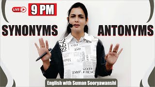 Synonyms and Antonyms  Best method to learn Vocabulary  Vocabulary Booster  with SUMAN MAAM [upl. by Ahsaele742]