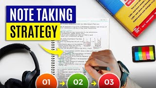 EASIEST Way To Take Notes From A Textbook StepByStep [upl. by Dita]