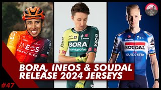 UCI WORLD TOUR 2024 KITS RANKED  Bora Hansgrohe Ineos Grenadiers and Visma Lease A Bike [upl. by Ytsirc]