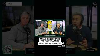 MAJUL DESESPERADO POR SALVAR A MILEI FEINMANN SE DESPEGA milei argentina feinmann rating [upl. by Aikrahs]