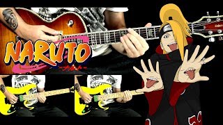 Naruto OST guitar cover  Stalemate Deidara theme [upl. by Adamis]