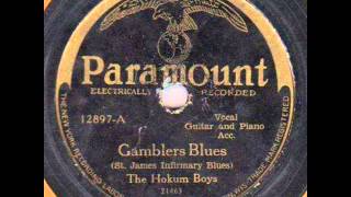 Hokum Boys  Gamblers Blues [upl. by Aholah630]