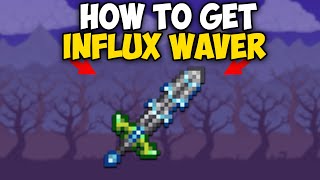 How to Get Influx Waver in Terraria 1449  How to find Influx Waver [upl. by Ayarahs486]