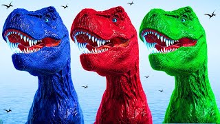 🔴Dinosaur Jurassic World Dominion Trex Siren Head Godzilla King Kong Mosasaurus Indoraptor Hulk Cow [upl. by Portingale]