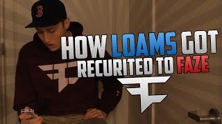 How Loams got recruited to FaZe w Reaction [upl. by Merras]