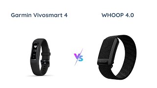 Garmin Vivosmart 4 vs WHOOP 40  Fitness Tracker Comparison [upl. by Siddon51]