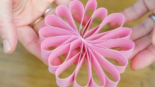 How to make a hanging paper decoration [upl. by Ennailuj784]