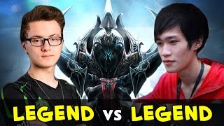 Dota 1 Legend vs Dota 2 Legend — Yaphets vs Miracle mid [upl. by Elon]