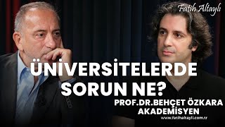 quotEn yüksek puanları aldım bütün mülakatlarda elendimquot  Prof Dr Behçet Özkara amp Fatih Altaylı [upl. by Oivat869]