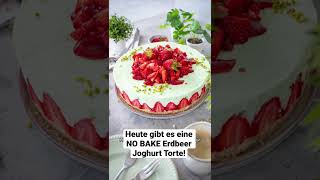 Erdbeer Joghurt Torte ohne Backen Voll lecker und einfach [upl. by Aihsatal]