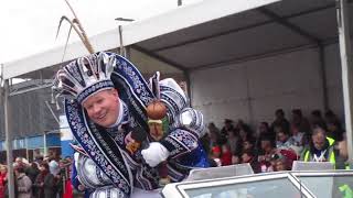 Aalst Carnaval 2023  Prins Yordi verwelkomt Statieplein [upl. by Broeker]