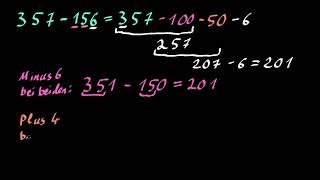 Methoden zum Subtrahieren dreistelliger Zahlen  3 Klasse  Mathematik  Khan Academy [upl. by Roth911]