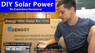 Build Your First Solar Power System Beginner Tutorial Easily Explained Budget Friendly [upl. by Cadmann]