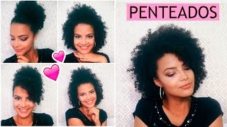 PENTEADOS PARA CABELO CACHEADO CURTO [upl. by Emmalynne]